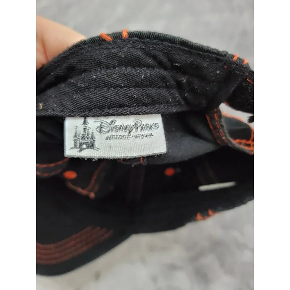 Disney‎ Animal Kingdom Parks Black  Stitch Baseball Hat Cap Adjustable